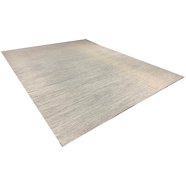 Textile Swedish Style Kilim Deco Rug 8ft X 10ft For Sale - Image 7 of 8