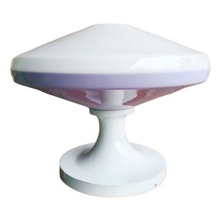 Vintage Space Age Desk Lamp in Red & White, 1960s For Sale