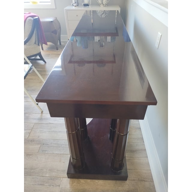 Contemporary Baker's Column Console From the Thomas Pheasant Collection For Sale - Image 3 of 9
