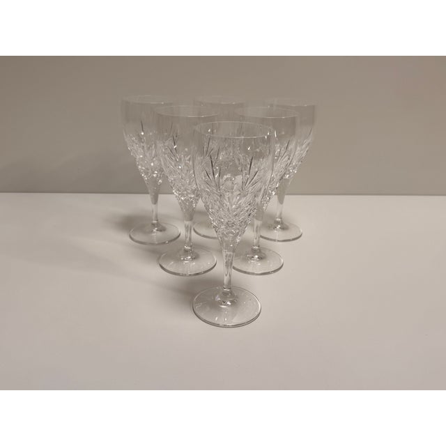 Edinburgh Crystal Wine Glass, 1980s, Set of 6 For Sale - Image 8 of 12