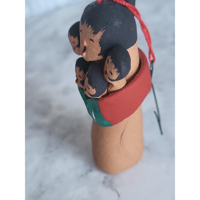 Late 20th Century Hand Made Pottery Story Teller Ornament For Sale - Image 12 of 12