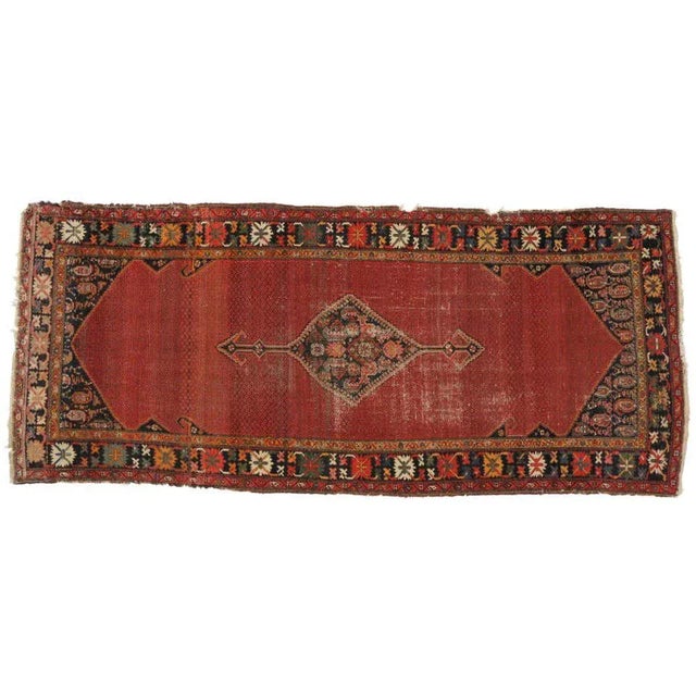 Antique Persian Malayer Gallery Rug, Hallway Runner - 05'00 X 11'04 For Sale - Image 4 of 5