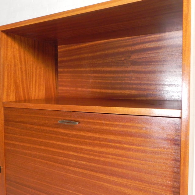 Vintage Secretaire in Rattan and Wood, 1960s For Sale - Image 16 of 18