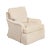 Store Item: Baker Furniture Club Arm Chair With Matching Ottoman Ivory Velvet Ribbon Fabric Description: Chair features a...