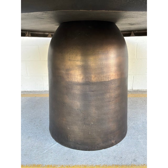 Metal Uttermost Madrone Outdoor / Indoor Metal Dining Table For Sale - Image 7 of 9