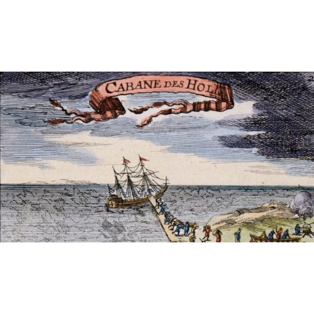 Realism Rare Hand Colored "Cabane Des Hold" - 1st Ed "Description De L’Univers" C. 1683 by Alain Manesson Mallet For Sale - Image 3 of 7