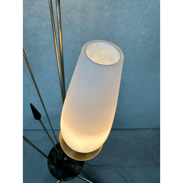 Mid-Century Modern Vintage Brass Floor Lamp from Lunel, 1950s For Sale - Image 3 of 12