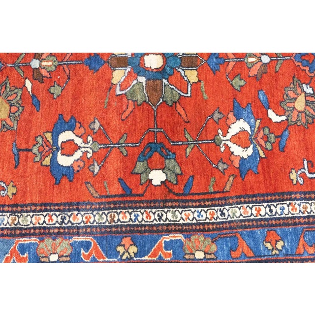 Antique Persian Farahan Rug 3'6'' x 5' For Sale - Image 10 of 12