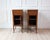 Wood Pair of Italian 18th Century Walnut Bedside Chests with Carved Fluted Drawers For Sale - Image 7 of 11