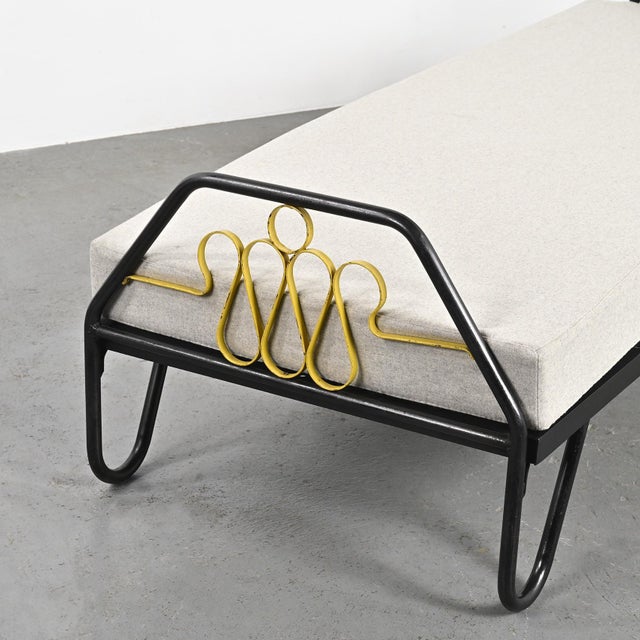 Vintage Daybed by Jacques Hitier, 1950s For Sale - Image 9 of 9