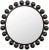 Contemporary Cooper Mirror, Black Metal For Sale - Image 3 of 3