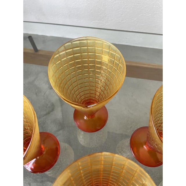 Vintage Cone-Shaped Ice Cream Cups, 1980s, Set of 4 For Sale - Image 12 of 17