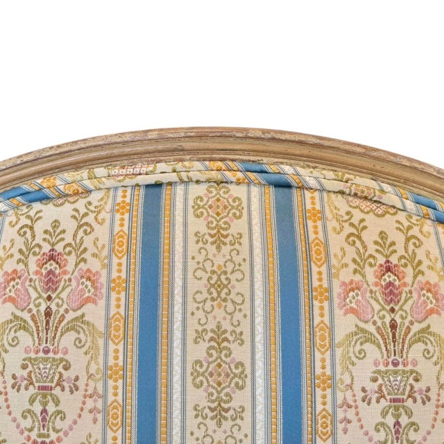 18th Century Louis XV Walnut Fauteuil/Armchair in Early Painted Finish For Sale - Image 15 of 18