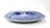 Blue Large Antique Stubbs 'Fruit & Flowers' Blue Transferware Platter or Serving Tray For Sale - Image 8 of 18