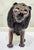 African Vintage African Hand-Carved Hardwood Lion Sculpture by Nguma For Sale - Image 3 of 10