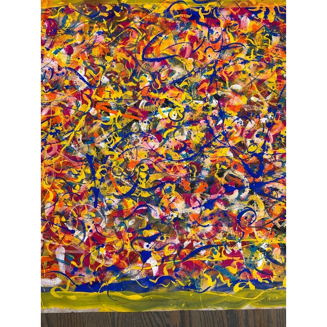 Hendrik Grise Large Double-Sided Abstract Expressionist Original Signed For Sale - Image 4 of 6