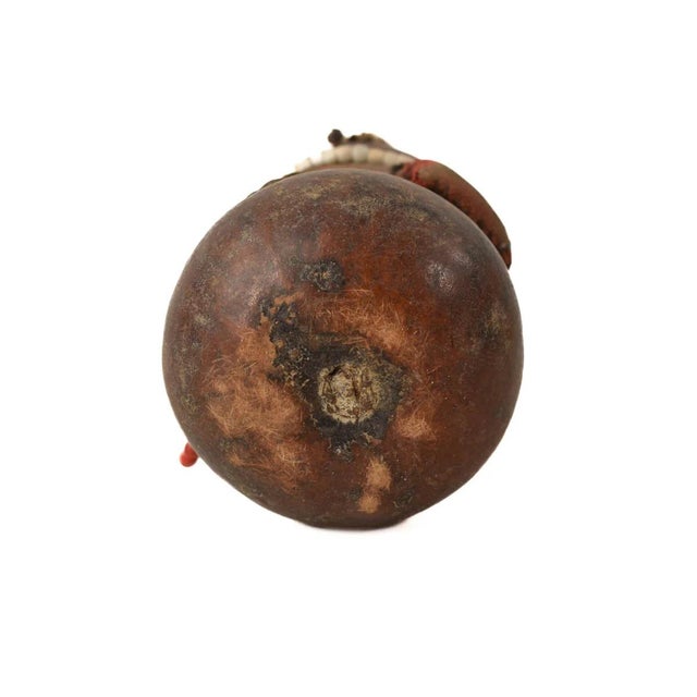 Glass Early 20th Century Nyamwezi Beaded Fertility Doll Gourd Tanzania For Sale - Image 7 of 8