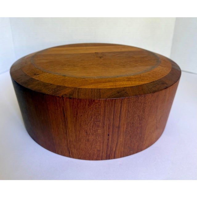 Wood 1970s Jens Quistgaard for Dansk Sculptural Teak Serving Bowl For Sale - Image 7 of 10