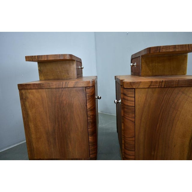 Art Deco Bedside Tables, Czechoslovakia, 1934, Set of 2 For Sale - Image 14 of 18