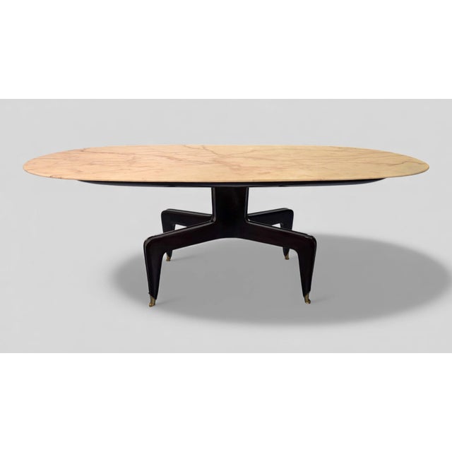 Mid-Century Modern Italian Marble Dining Table by Melchiorre Bega, 1957 For Sale - Image 10 of 18