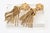 These stylish vintage signed Schiaparelli dangle clip on earrings are braided tops with tassels hanging. The tassels hang...