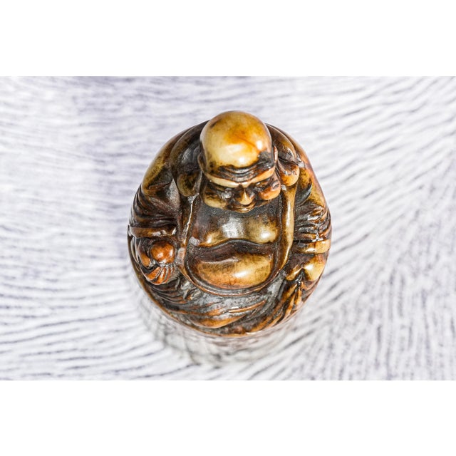 Finely Carved Soapstone Vintage Chinese Buddha Chop Wax Seal Stamp Auspicious Asian For Sale - Image 14 of 15