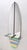 Vintage Wall-Mounted Entryway Mirror and Console Table with Glass Top, 1980s For Sale - Image 4 of 17