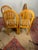1980s 1980s Set of 5 Saloom Arch Back Plaid Upholstered Chairs For Sale - Image 5 of 8