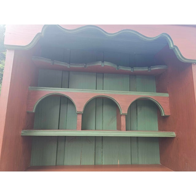 Folk Wooden Cabinet, 1960s For Sale - Image 4 of 11