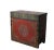 Hand Painted Flower Wreath Antique Gansu Tibetan Cabinet For Sale - Image 4 of 12