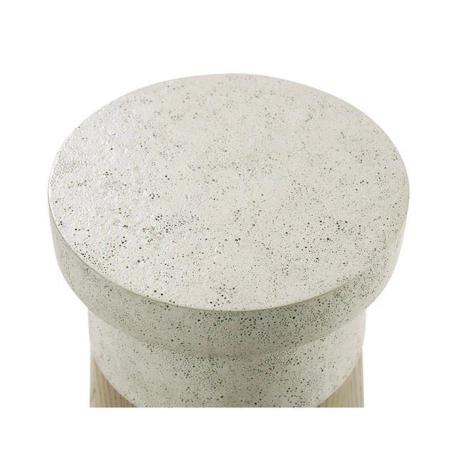 Wood Pair of Small Light Accent Tables For Sale - Image 7 of 8