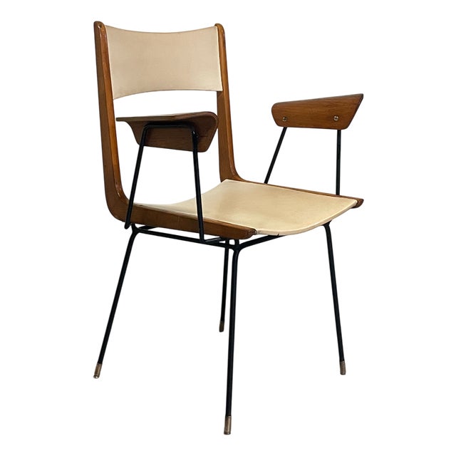 Boomerang Desk Chair by Carlo Ratti, 1950s For Sale