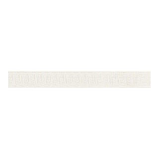 Sample - Schumacher X Mary Mcdonald Labyrinth Tape in Silver For Sale