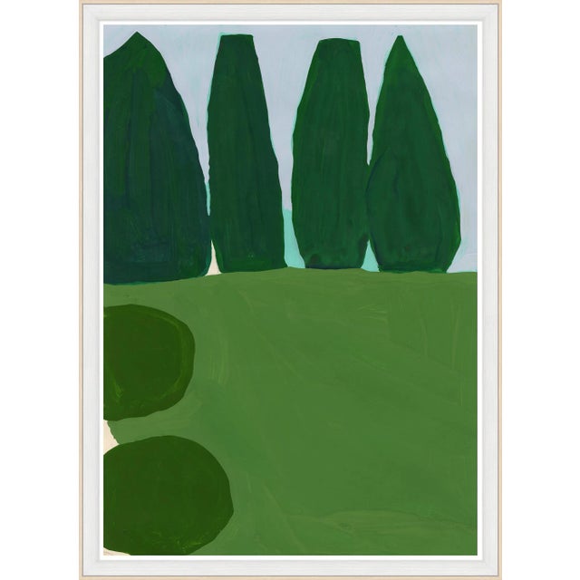 Privet Canvas - Hand Embellished Framed Art by Susan Hable For Sale