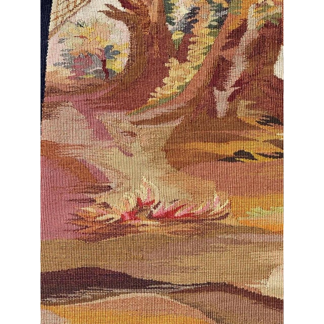 Antique French Aubusson Tapestry, 1890s For Sale - Image 15 of 17