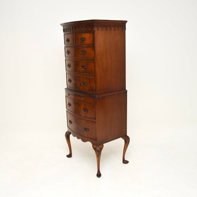 Wood Antique Georgian Cabinet, 1900s For Sale - Image 7 of 12