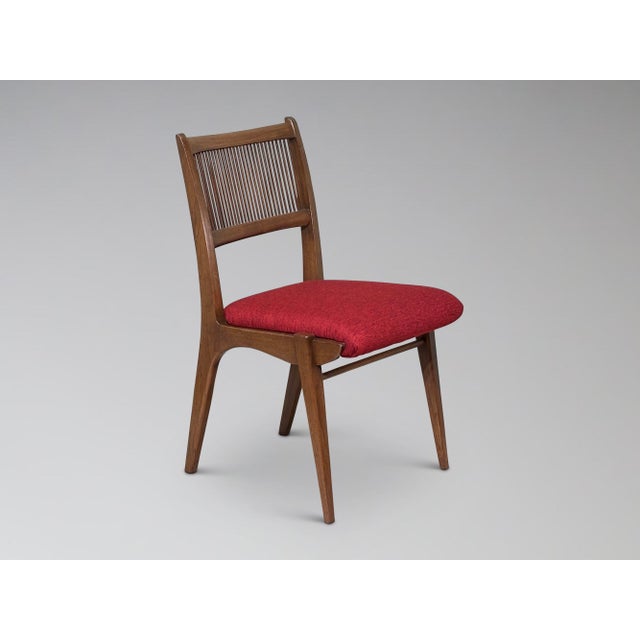 Wood Restored Vintage Drexel Profile Spindle Back Dining Chairs Set of 6 For Sale - Image 7 of 18