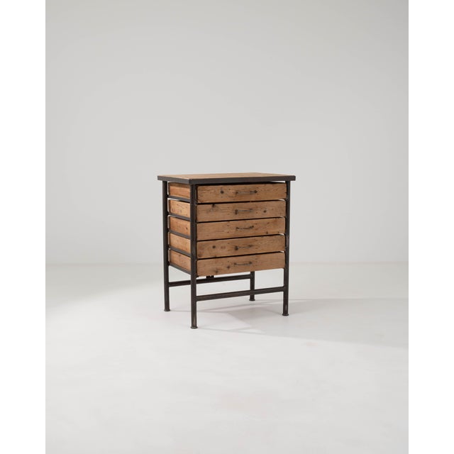 Wood 19th Century French Industrial Chest Of Drawers For Sale - Image 7 of 12