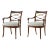 Regency Style Mahogany Armchairs- Set of 2 For Sale