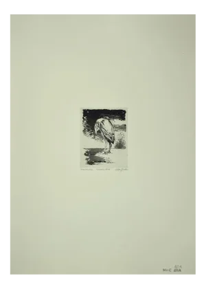 Leo Guida, Bird, Etching, 1970