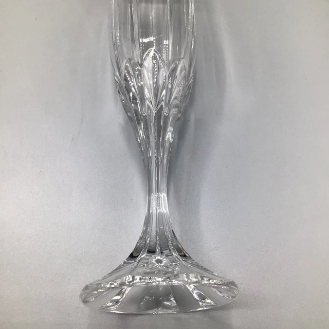 Transparent Park Lane Champagne Flutes by Mikasa-Set of 5 For Sale - Image 8 of 12