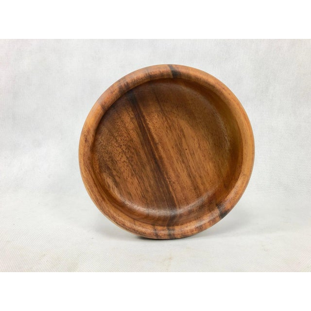 Brown Mid-Century Danish Teak Bowl, 1960s For Sale - Image 8 of 10