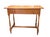 Vintage 1960s American Colonial Solid Cherry Wood Tavern Writing Desk This authentic antique tavern table exemplifies mid-...