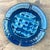Mid-Century Modern Vintage MCM Cobalt Glass Ashtray For Sale - Image 3 of 12