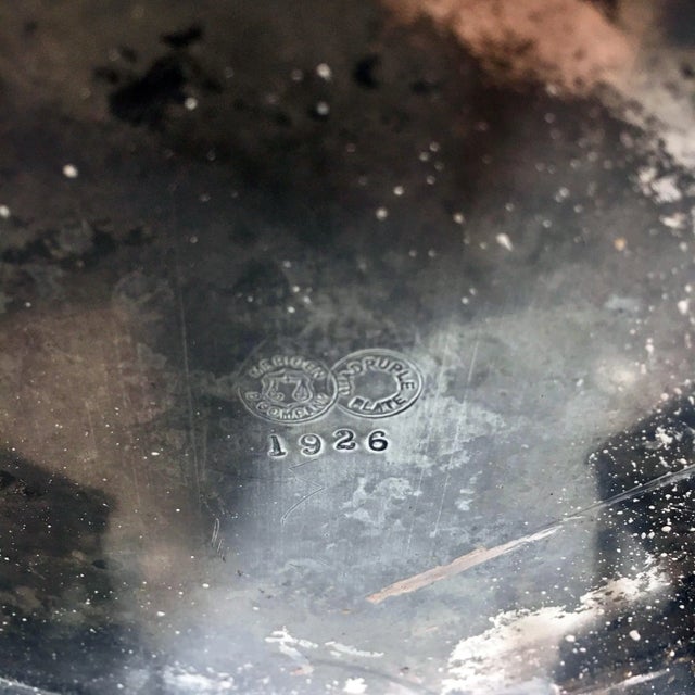 Silver 1880s Aesthetic Movement Silverplated Sugar Bowl For Sale - Image 8 of 9