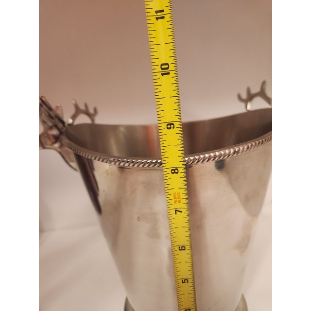 2010s Stag Head Wine Bottle Holder/Ice Bucket For Sale - Image 5 of 7