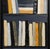Black Chronique De L'esprit, Abstract Bookshelf Painting in Neutral Tones, Framed in Black, Contemporary, Framed by Sophie Dumont For Sale - Image 8 of 10