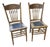 Vintage Pressed Back Chairs For Sale