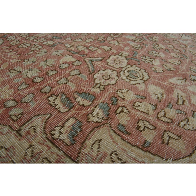 1970s 1970s Vintage Persian Handknotted Wool Red Oversize Area Rug For Sale - Image 5 of 11