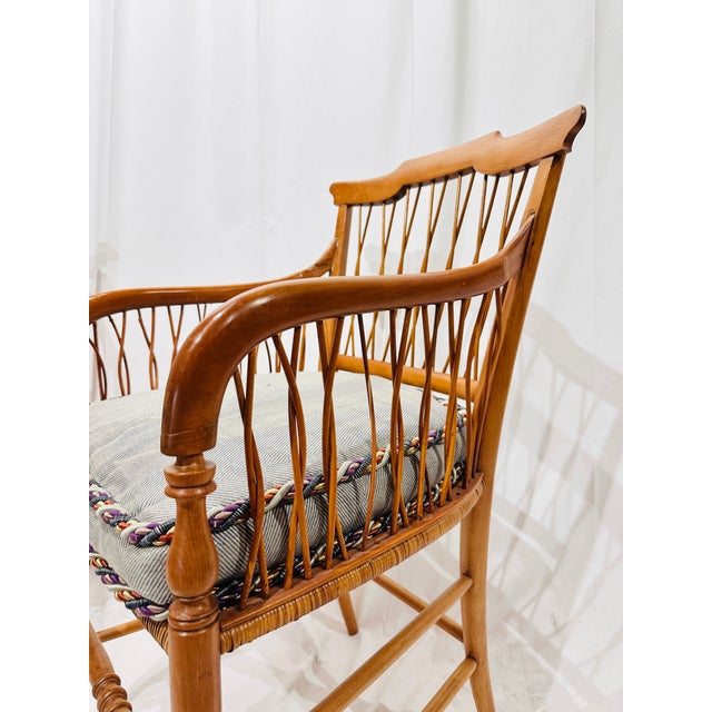 19th Century Pair Antique Chippendale English Chairs For Sale - Image 5 of 10